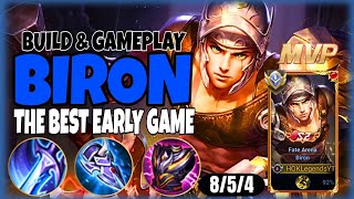 BIRON HONOR OF KINGS - RANK GM EPIC | BROKEN EARLY IN CLASH LANE!!