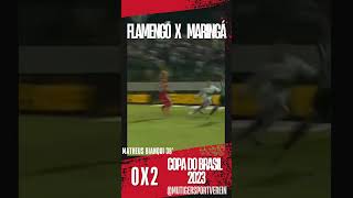 MARINGÁ X FLAMENGO 2X0 MENGÃO PERDE PRO MARINGÁ NA COPA DO BRASIL #shorts #futebol #viral #trending