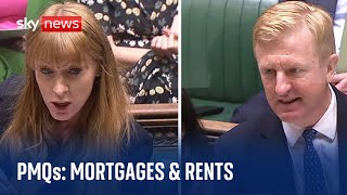 PMQs: Intense debate over soaring mortgage rates and legislation to protect renters