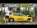 SML CRASHES JEFFY'S CAR!