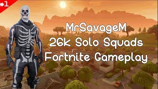 26 Kill Solo Squad Gameplay - Fortnite Battle Royale