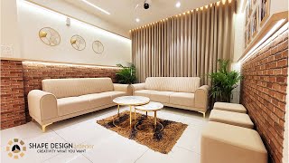 3 BHK Interior Home Tour | Modern Contemporary | Shape design interior Jamnagar