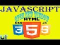 javascript popup window create
