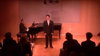 Connor Burns Senior Recital - NYU Steinhardt Vocal Performance