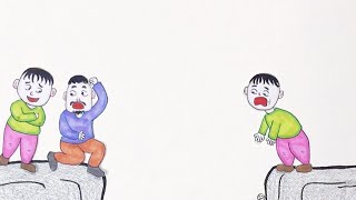 Who is the real boy ？#shorts#drawing#cartoon#story#xiaolindrawing#animation#art