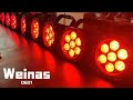 weinas d607 7pcs *10w rgbwa uv 6 in 1 led waterproof par light