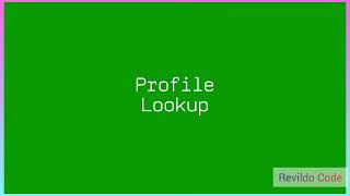 Profile Lookup in javascript | Javascript Full Course |#javascript | #Revildo_code