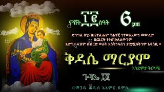 የቅዳሴ ማርያም አንድምታ ትርጓሜ - ነሐሴ ፲፬ ፳፻፲፭