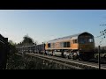 gbrf 66788 passing shoreham with brand new jna wagons 25 11 21