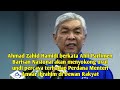 TERKINI‼️ BN sokong undi percaya terhadap Anwar, kata Zahid