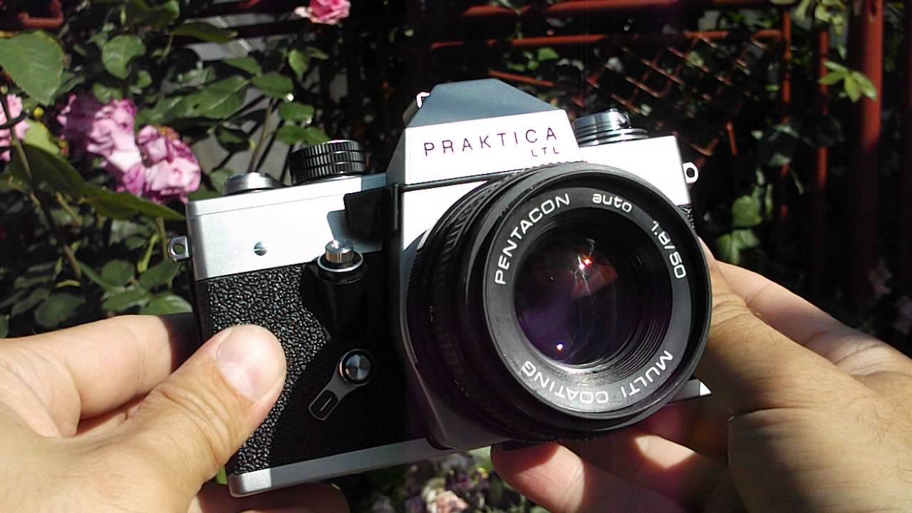 Praktica LTL, Pentacon Lens 1,8/50mm M42 Thread Mount. - YouTube