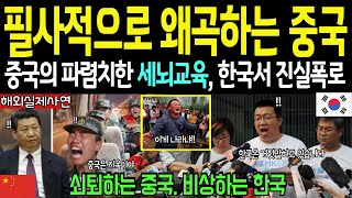 [해외감동사연] 필사적으로 한국을 비난하는 중국, 현실을 알고 충격받아 오열하는 사람들