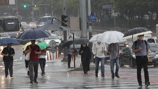 정체전선 물벼락 싣고 남하…충청·전북 250㎜ 폭우 / 연합뉴스TV (YonhapnewsTV)