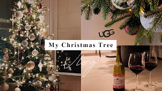 vlog #1 집순이의 크리스마스 트리 꾸미기🎄 고속터미널 소품 시장 하울 ㅣ어그 클리어 언박싱ㅣDecorate Christmas Tree with Me 2020