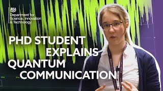 PhD student explains Quantum Communications