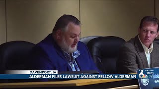 Davenport alderman sues fellow alderman