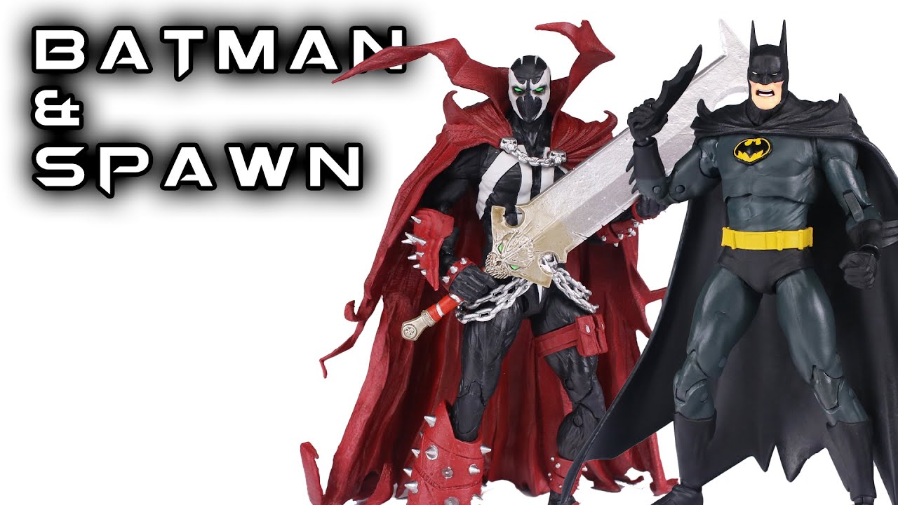 McFarlane Toys BATMAN & SPAWN 2 Pack Action Figure Review - YouTube