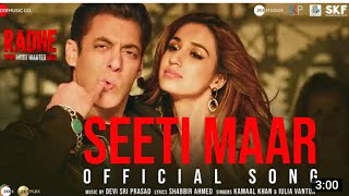 Seeti Maar | Radhe - Your Most Wanted Bhai | Salman Khan, Disha Patani|Kamaal K, Iulia V|DSP|Shabbir
