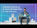 Unlimited Internet on du Home Wireless