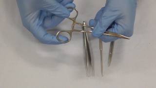 Correct handling of suturing instruments
