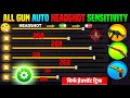 Free Fire Max Auto Headshot Trick 2024 Sensitivity | 2gb, 4gb, 6gb Ram Headshot Sensitivity Setting