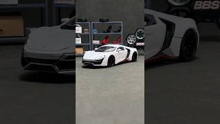 Lykan Hypersport car model #satisfying #toycars #diecast #modelcars