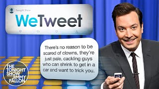 WeTweet: Adult Braces, Clowns and Pedialyte | The Tonight Show Starring Jimmy Fallon