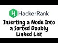 Inserting a Node Into a Sorted Doubly Linked List | HackerRank