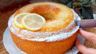 كيك يومي أقتصادي بجوج بيضات فقط بمذاق 🍋الحامض وضفي هاد المكون وتمتعي بكيك طالع وهشيش 😋