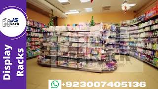 Display Rack Manufacturer in Pakistan | Super Market Shelving In Karachi | JS Rack | 923007405136