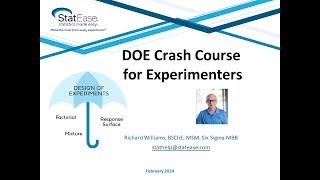 DOE Crash Course for Experimenters