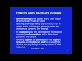 Patient Safety Webinar #15: Critical open disclosure skills after adverse events