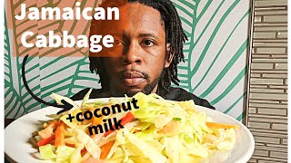 How to make steam cabbage with coconut milk