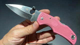 SPYDERCO NATIVE CPM S30V PINK / ยืม รุ่นสนับสนุน PINKHEALS