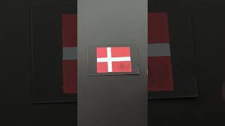 Flag of Denmark 🇩🇰 - What's Next? #shorts #art #creative #painting