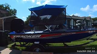 2017 tracker pro team 175tf kakit bimini top brocraft versatrack