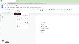Google Sheets & Docs Graphs & Equations
