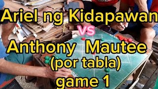 Ariel ng Kidapawan vs Anthony Mautee game 1