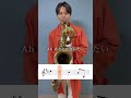 女王蜂のメフィストをバリトンサックスで吹いてみた pash saxophone quartet shorts