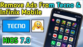 How To Remove Ads From HiOS Luancher 7.0 || Block ads in HiOS Luancher 7 In Tecno Mobile