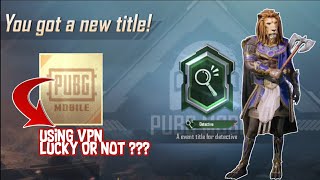 Using VPN To Opening Free Crate, Lucky Or Not ? PUBG MOBILE KRJP