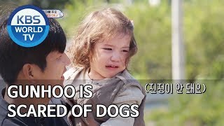 Gunhoo is scared of dogs [The Return of Superman/2019.10.20]