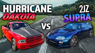 The race we've all been waiting for... Hurricane vs 2JZ