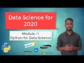 Introduction | Python for Data Science | Python Tutorial for Beginners in 2020