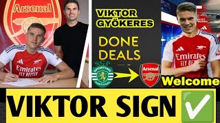 🔴Viktor Gyökeres Signs for Arsenal Until 2032 – Massive Transfer Shock!