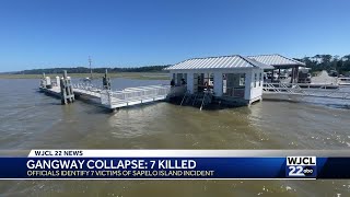 Coroner identifies 7 victims from Sapelo Island gangway collapse