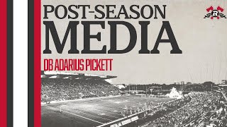 Post-Season Media Availabilities: REDBLACKS DB Adarius Pickett