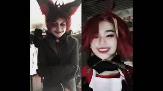 Oh nifty #hazbinhotelalastor #hazbinhotelcosplay #theradiodemon #alastor #fypシ゚ #helluvaboss