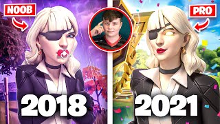 L'ÉVOLUTION de BENJYFISHY depuis la SAISON 1 de Fortnite... (c'est incroyable)