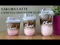 CAFE RECIPES: SAKURA LATTE - FOR 12, 16 & 22OZ CUPS